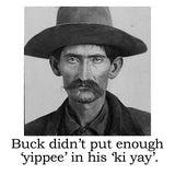 Big House Cell (Air) Fresheners, Buck didn't put enough 'yippee' in his 'ki yay'.