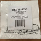 Big House Napkins, Daniel's tolerance for alcohol is much higher than his tolerance for people.