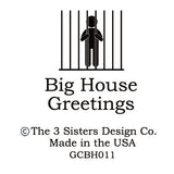 Big House Greetings, Ed was confused as to why he was the only one naked at the gender reveal party.