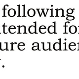 Big House Greetings, The following is intended for mature audiences only.