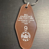 Motel Key Fobs, Big Johnson's Halfway Inn