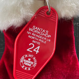 Motel Key Fobs, Santa's Workshop
