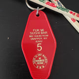 Motel Key Fobs, Fuk Mi Sushi Bar