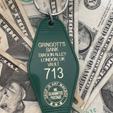 Motel Key Fobs, Gringott's Bank (Harry Potter)