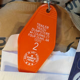 Motel Key Fobs, Trailer Trash Dumpsters