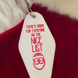 Motel Key Fobs, There's room for everyone on the nice list.
