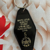 Motel Key Fobs, White Lotus Kung Fu Studio (Kill Bill)