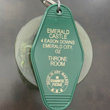 Motel Key Fobs, Emerald Castle (Wizard of Oz)