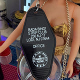 Motel Key Fobs, Bada Bing! Strip Club (The Sopranos)