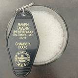 Motel Key Fobs, Raven Tavern (Edgar Allan Poe)