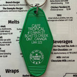 Motel Key Fobs, Cafe Tropical (Schitt's Creek)