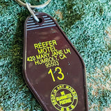 Motel Key Fobs, Reefer Motel