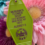 Motel Key Fobs, Mushnik's Flower Shop (Little Shop of Horrors)