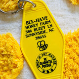 Motel Key Fobs, Bee-Have Honey Farm