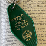 Motel Key Fobs, Pemberly House (Pride & Prejudice)