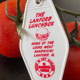 Motel Key Fobs, Landford Lunch Box, Roseanne