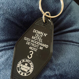 Motel Key Fobs, Down N' Out Motel