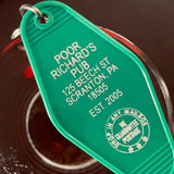 Motel Key Fobs, Poor Richard's, The Office