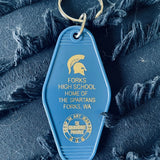 Motel Key Fobs, Forks High School (Twilight)
