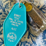 Motel Key Fobs, Rabbit Hole (Alice in Wonderland)