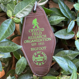 Motel Key Fobs, Cryptid Field Research Organization, Bigfoot
