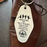 Motel Key Fobs, Ministry of Silly Walks (Monty Python)