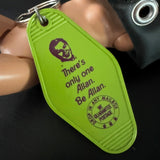 Motel Key Fobs, Allan. Be Allan. (Barbie)