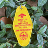 Motel Key Fobs, Cryptid Field Research Organization, Thunderbird