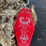 Motel Key Fobs, Lux Nightclub, Lucifer