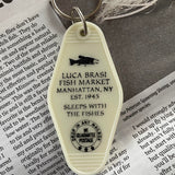 Motel Key Fobs, Luca Brasi Fish Market (Godfather)