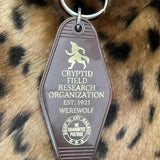 Motel Key Fobs, Cryptid Field Research Organization, Werewolf