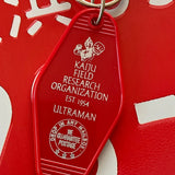 Motel Key Fobs, Kaiju Field Research Organization, Ultraman