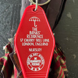 Motel Key Fobs, The Banks' Residence (Mary Poppins)