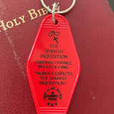 Motel Key Fobs, The Spanish Inquistion, Monty Python