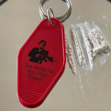 Motel Key Fobs, Al Pacino, Scarface, Say hello to my little friend.