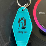 Motel Key Fobs, John Lennon, Imagine.