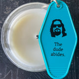 Motel Key Fobs, The Dude, The Big Lebowski, The dude abides.