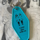 Motel Key Fobs, The Twins, The Shining, Come play with us,
