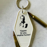 Motel Key Fobs, Bruce Willis, Die Hard, Yippee ki-yay mutha fucker!