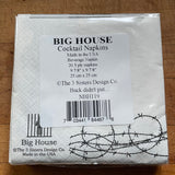 Big House Napkins, Buck didn't put enough 'yippee' in his 'ki yay'.
