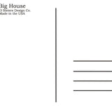 Big House Postcard, Ed was confused as to why he was the only one naked at the gender reveal party.