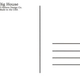 Big House Postcard, Not really a people person.