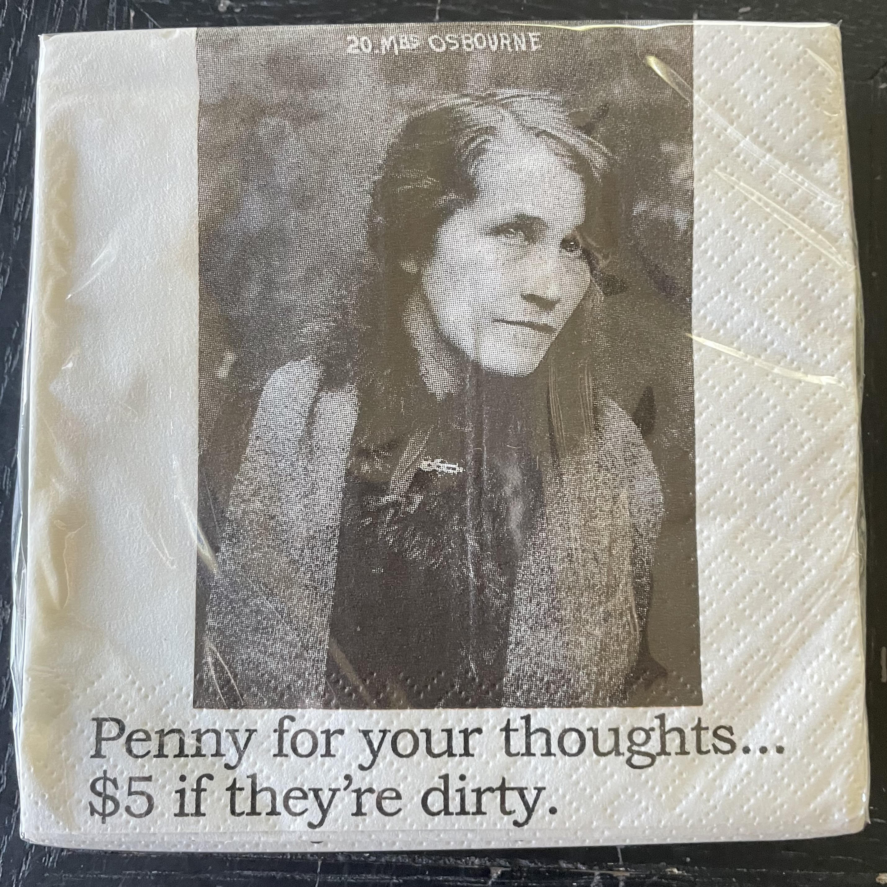 Big House Napkins, Penny for your thoughts, $5 if they're dirty.
