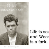 Big House Sticker, Life is soup and Woody is a fork.