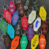 Custom Motel Key Fobs, Double Sided