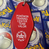 Motel Key Fobs, Pokemon Training Center, Team Valor